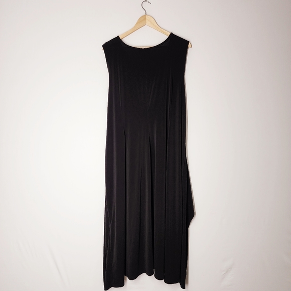 Lane Bryant Balck Sleeveless Wrap Dress Size 26/28 - Picture 6 of 8